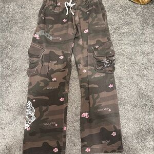 Darc Sport' Camouflage Cargo Sweat Pants Medium